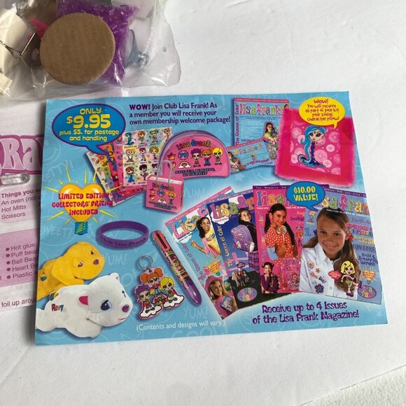 LISA FRANK Vintage Crystal Crafts Kit - Picture 6 of 7